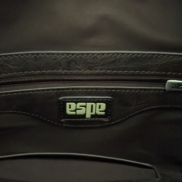 Brown Vegan Leather Crossbody Bag - Picture 6 of 9